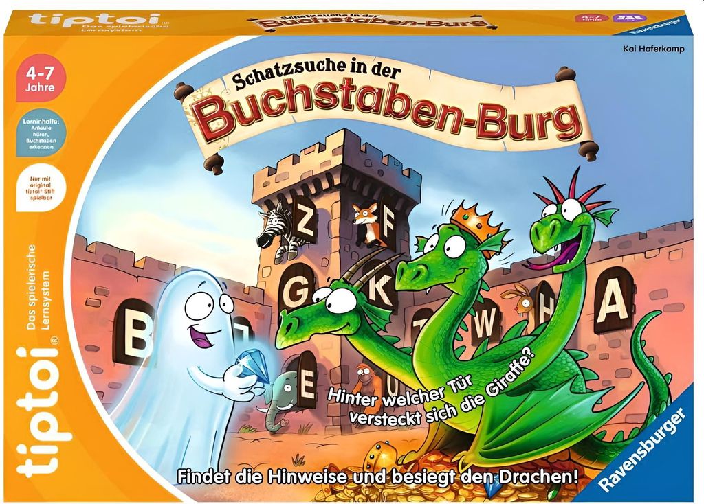 Schatzsuche in der Buchstaben-Burg Ravensburger 00124
