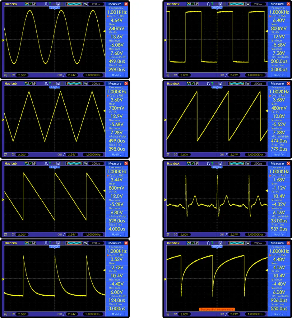 Générateur de signaux FG-200 ondes sinus et carré haute résolution