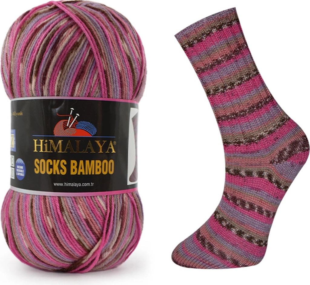 Himalaya Socks Bamboo: Weiche, atmungsaktive Sockenwolle Produktbild 