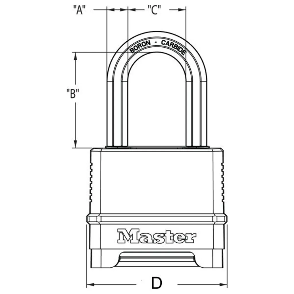 Cadenas Master Lock Excell Anse Bore Haute Résistance Classe 9 Pro - 7