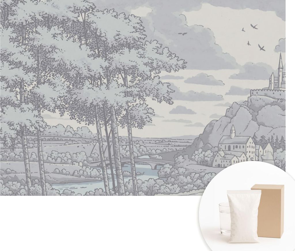 Fototapete - Wandbilder für Wohnzimmer - 152x104 cm - Dekorative Wandfolie - Modernes Design für Wanddekoration - Tapeten für Innenräume - Mär...