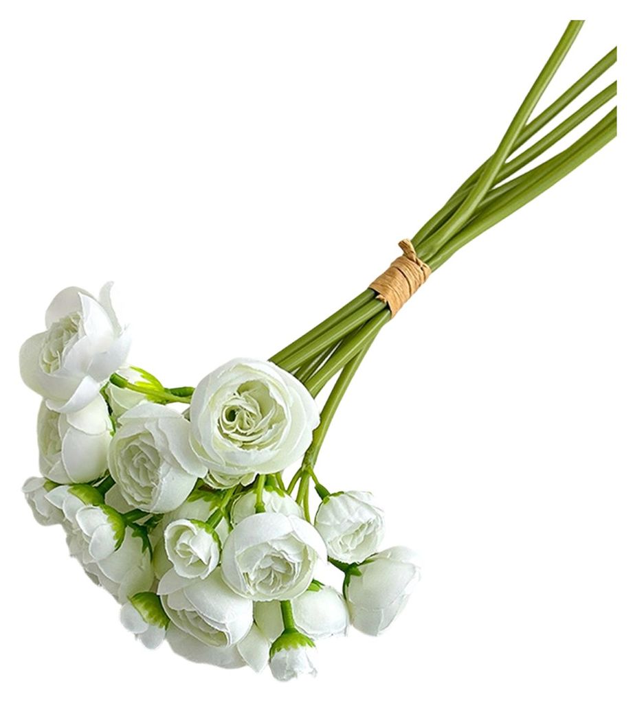 künstliche Blumen, 38 cm lange, realistische Stiele, Kunstseidenblumen für Blumenarrangements, Hochzeitsfeiern, Tischdekorationen