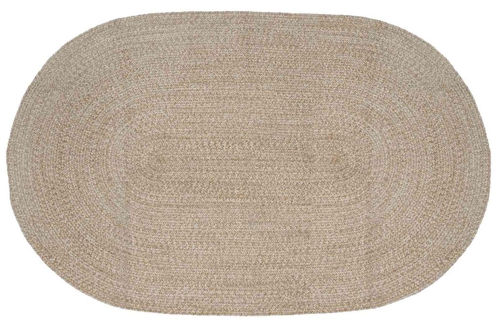 vidaXL Bereichsteppiche Weiß 205 x 305 cm Jute Produktbild 