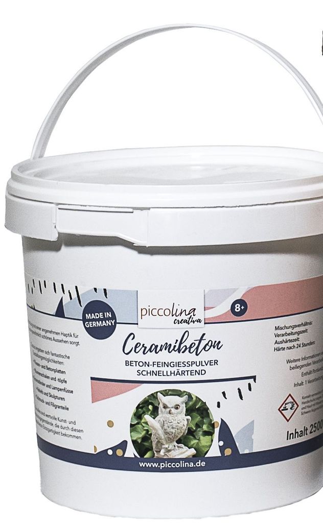 7,18 € / 1 kg Feinbeton Ceramibeton elfenbeinfarben - 2,5kg