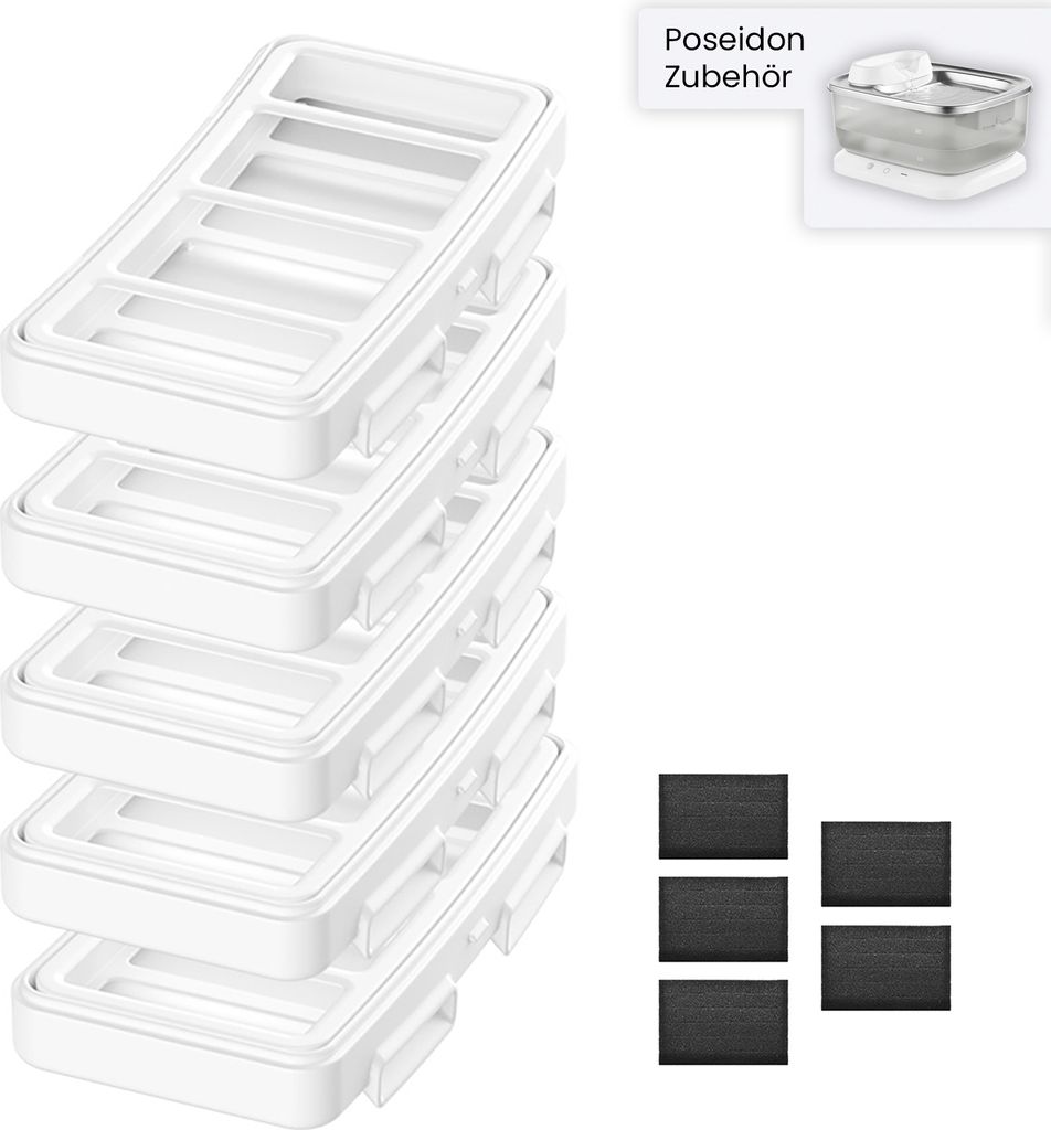 Astropet Filter für Haustier Trinkbrunnen 5x Poseidon Produktbild 