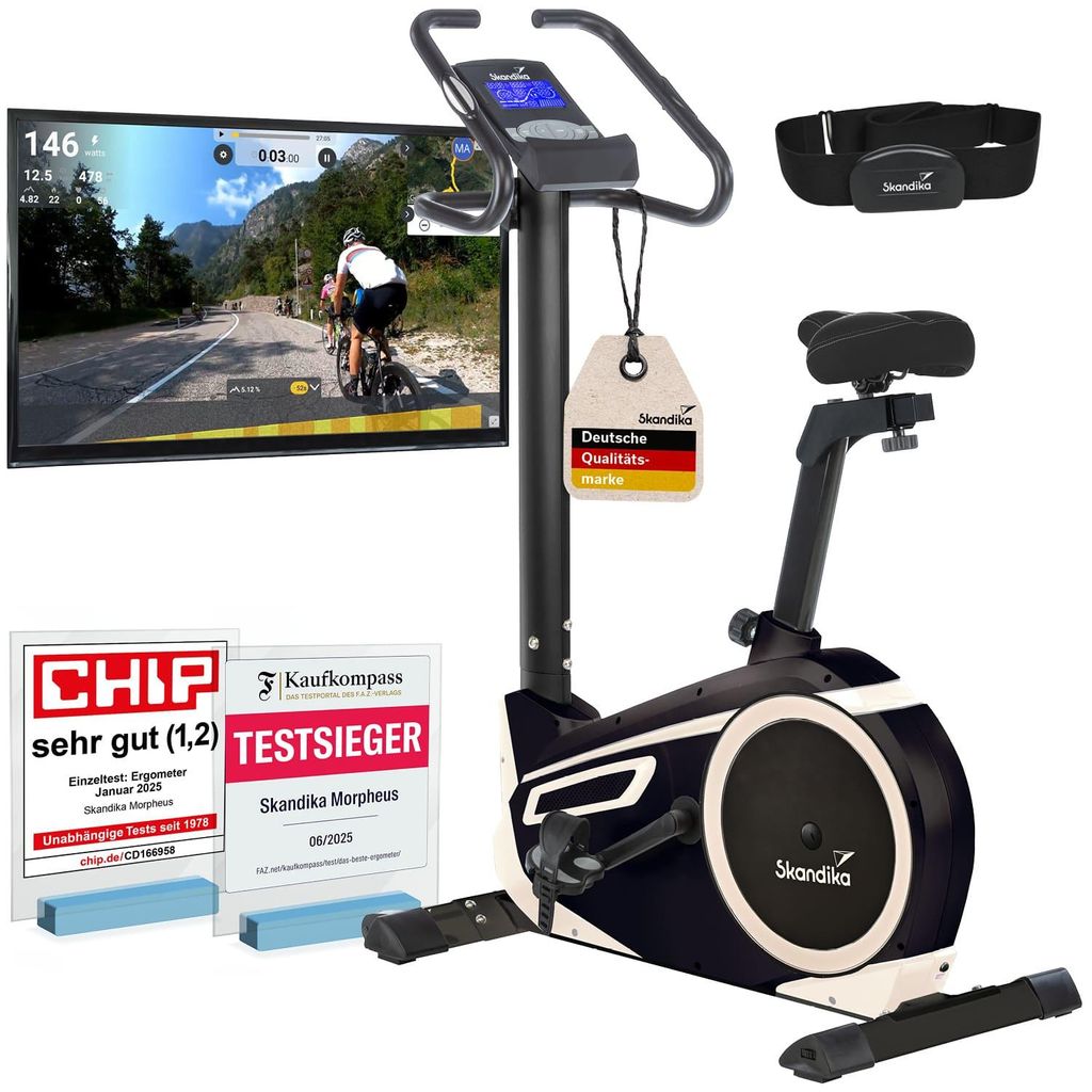 Ergometer Skandika Morpheus mit App Steuerung und Street Produktbild 