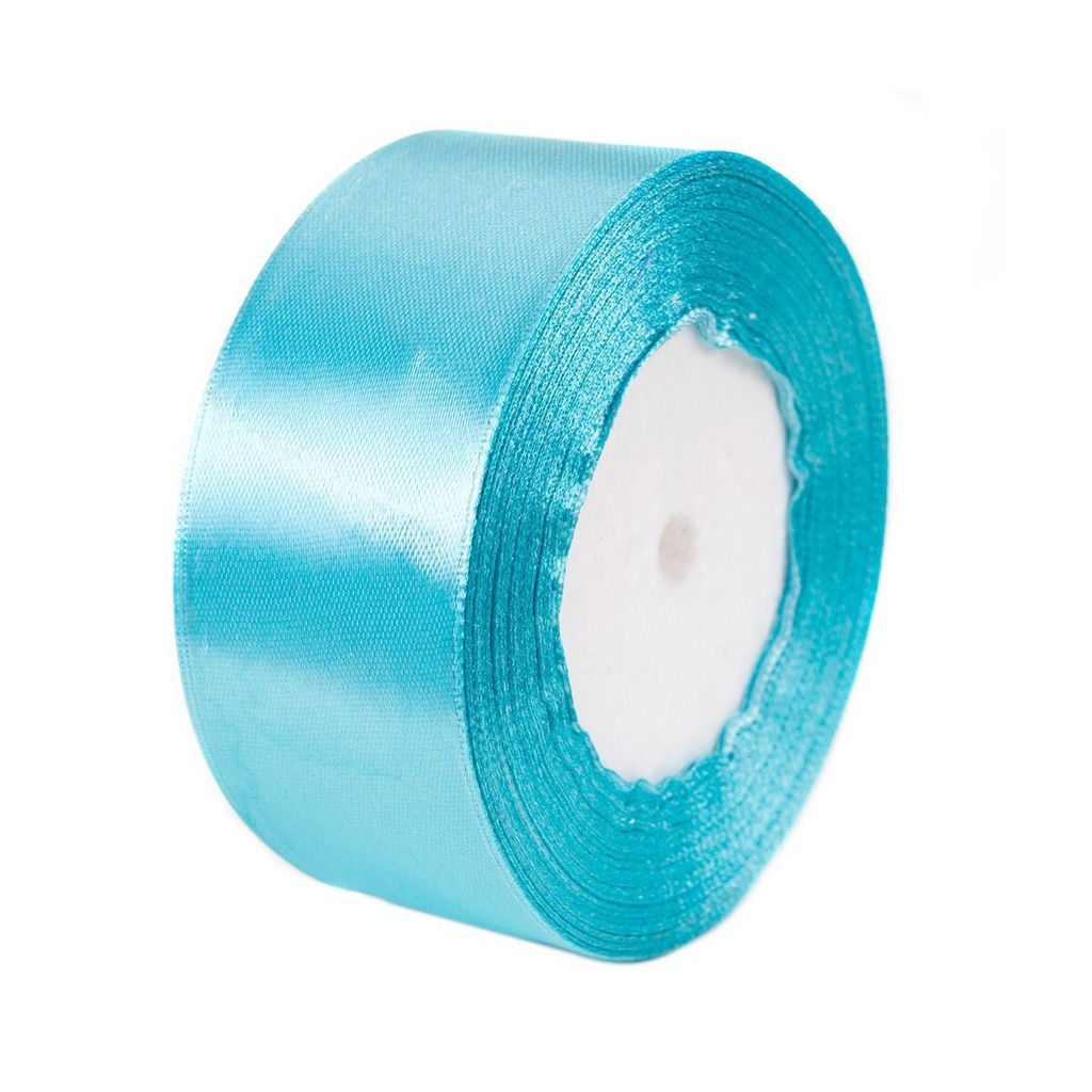 Satinband 38 mm - Blau - 32 Meter
