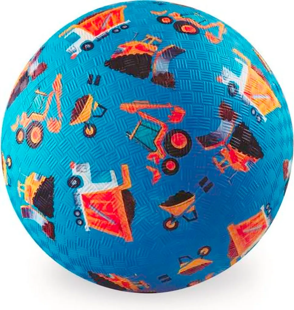 Crocodile Creek Balle de Construction 18 cm - Ballon Enfant de Qualité