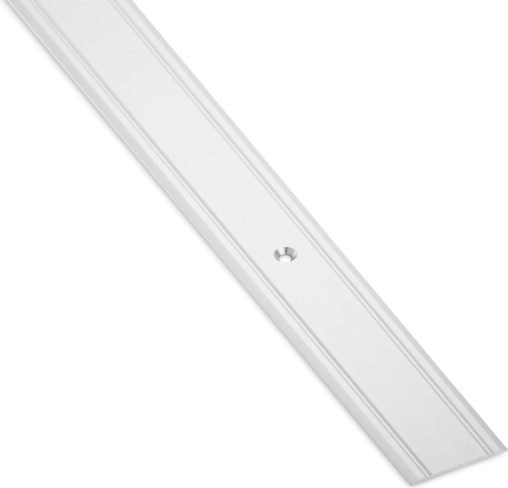 1 Stück Übergangsprofil Cross Aluminium Boden-Leiste zum Schrauben Übergangs-Schiene für Fußböden Länge 100 cm Breite 30 mm Bodenprofil Alu ...