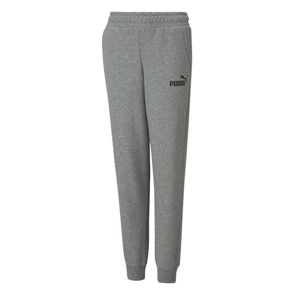 PUMA Essentials Logo Terry-Jogginghose CL Jungen medium gray heather 128