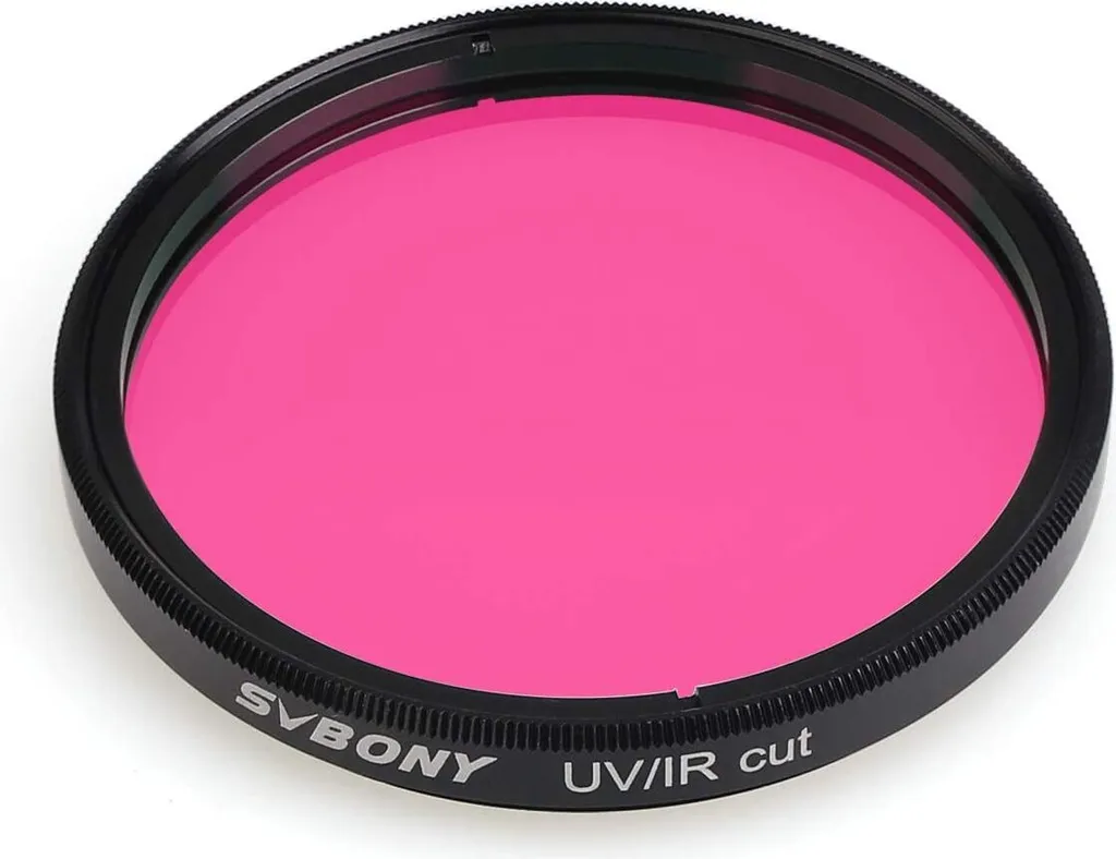 Filtre Anti-UV et Infrarouge 50.8mm pour Télescope et Observation Lune
