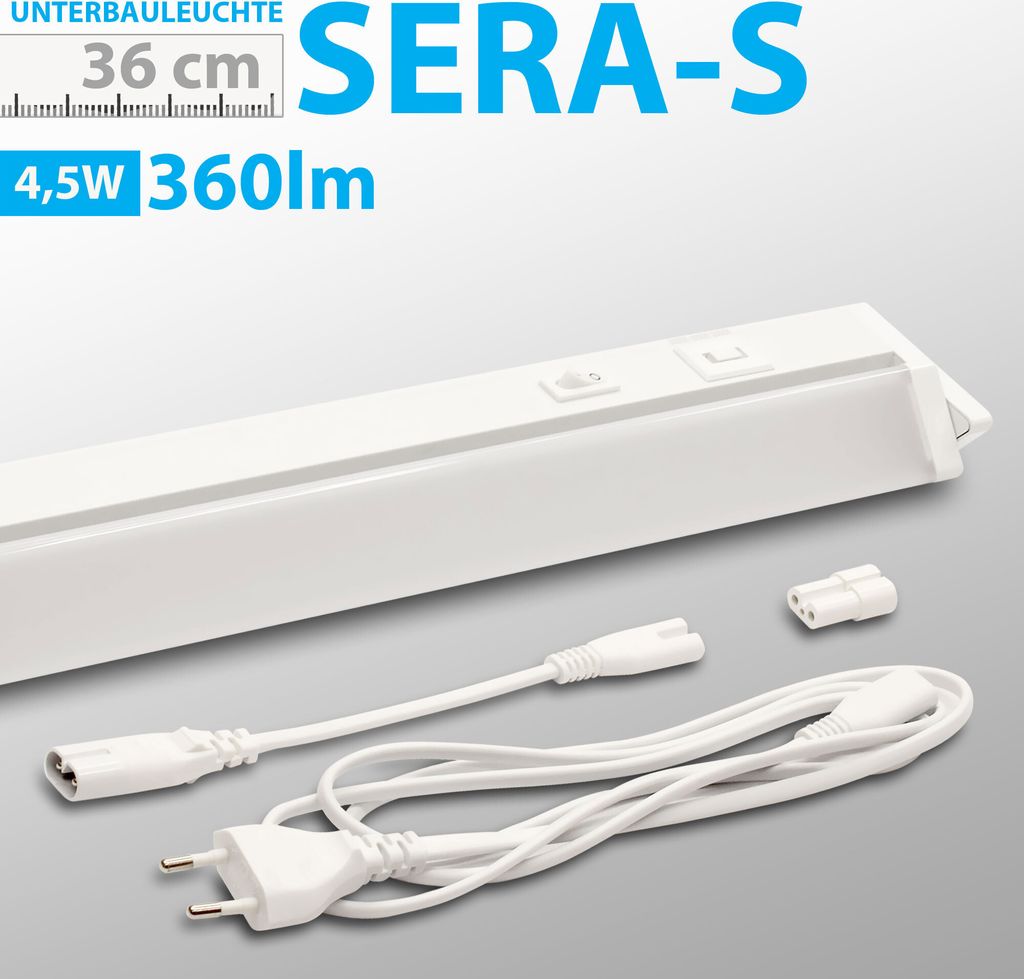 LED Unterbauleuchte SERA-S 4,5W mit CCT Farbwechsel