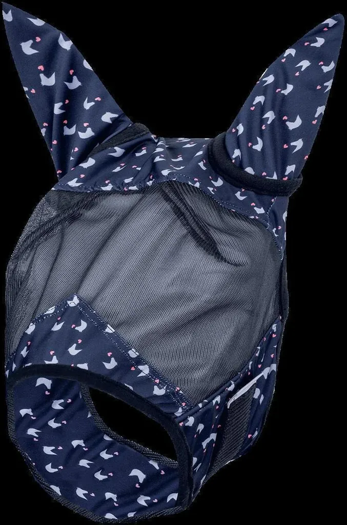 Waldhausen Lucky Fly Mask Blu Notte Warmblood | Stop Insetti Cavallo