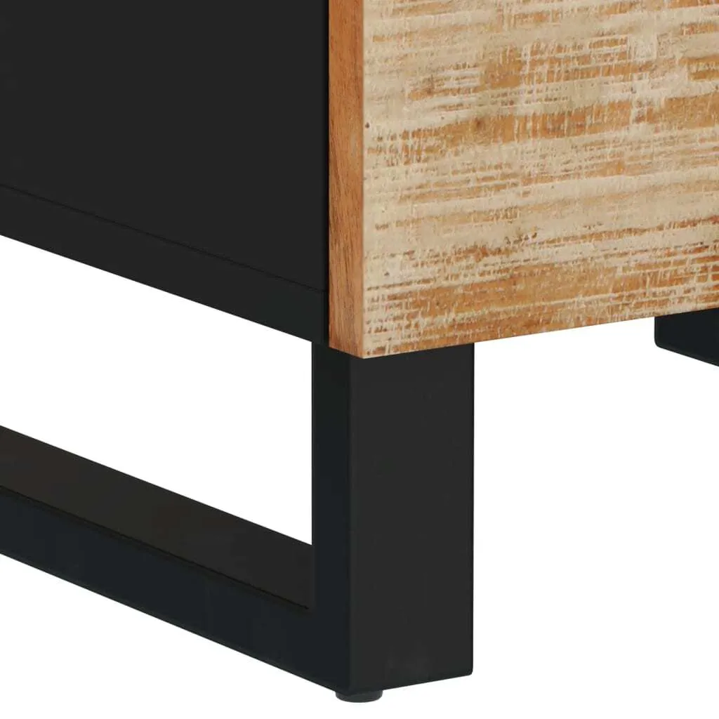 Mobiletto Bagno 38x33x58 cm Legno Massiccio Antico - Stile Shabby vidaXL - 10