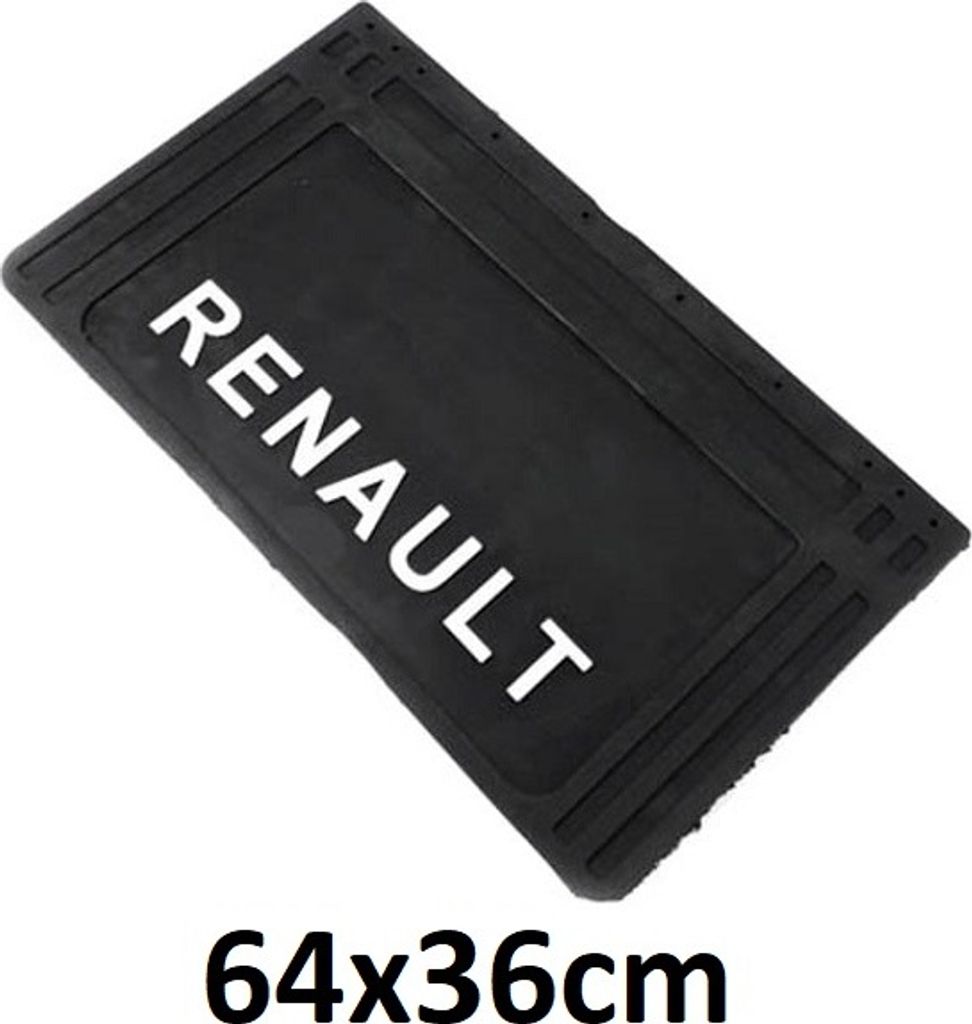 Lis na blatníky Renault 3D | 36x64cm, reliéfny biely nápis Obrázok produktu 