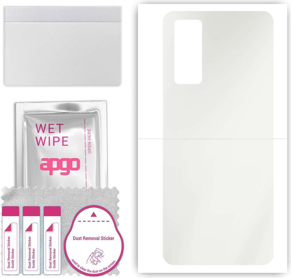 apgo Rückseite Schutzfolie, Matt, kompatibel mit ZTE Axon 20 5G Extreme, Hinten Hydrogel-Displayschutzfolie mit Positionierhilfe, kratzfest, einfa...