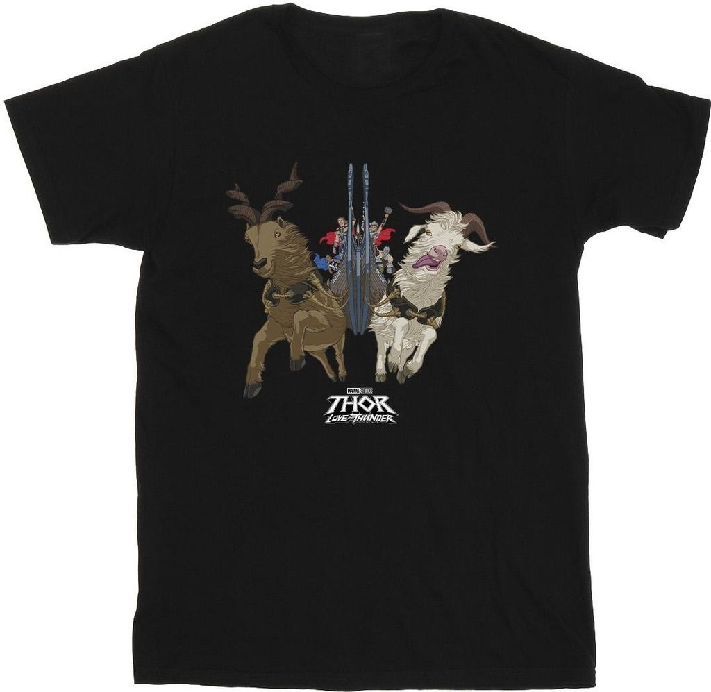 Marvel - "Love And Thunder" T-Shirt für Herren BI47982 (4XL) (Schwarz)