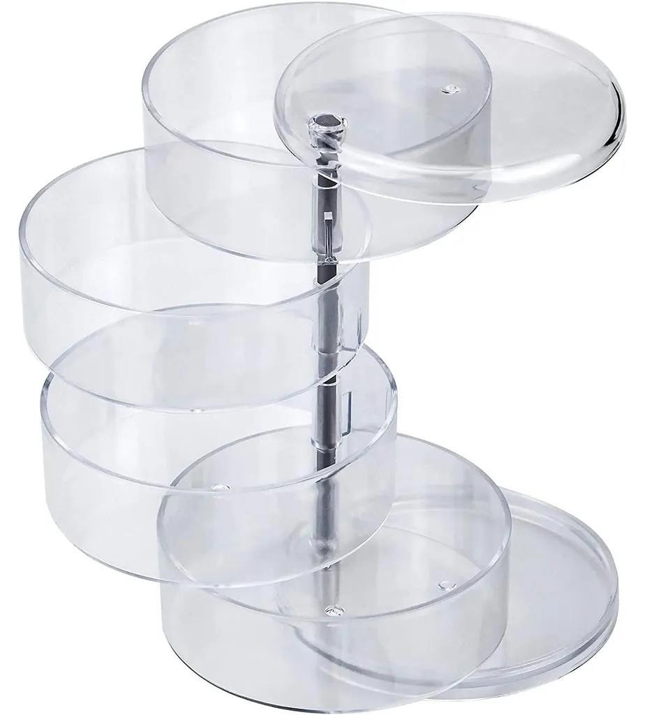 Rangement élastiques cheveux et maquillage pour coiffeuse et salle de bain