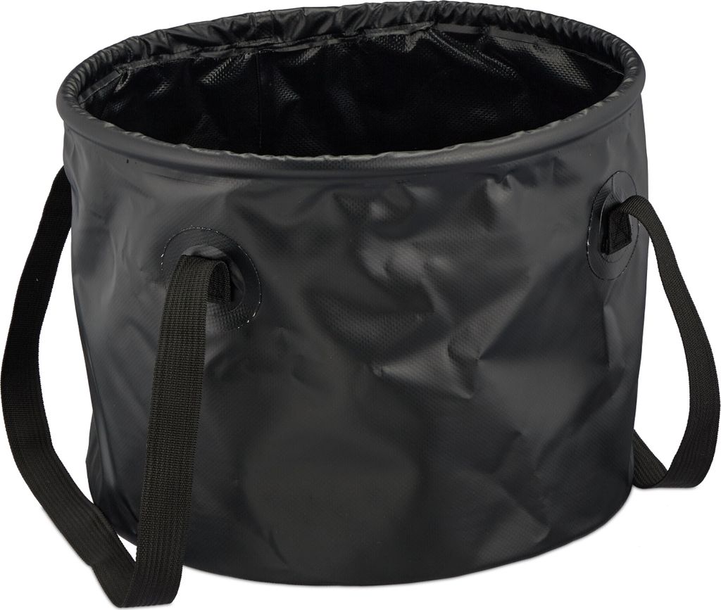 Relaxdays Secchio pieghevole da campeggio, 15 l, Immagine del prodotto 