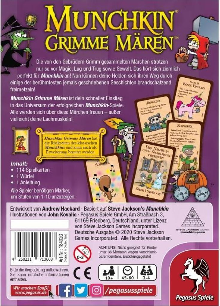 Munchkin: Grimme Mären Produktbild 6