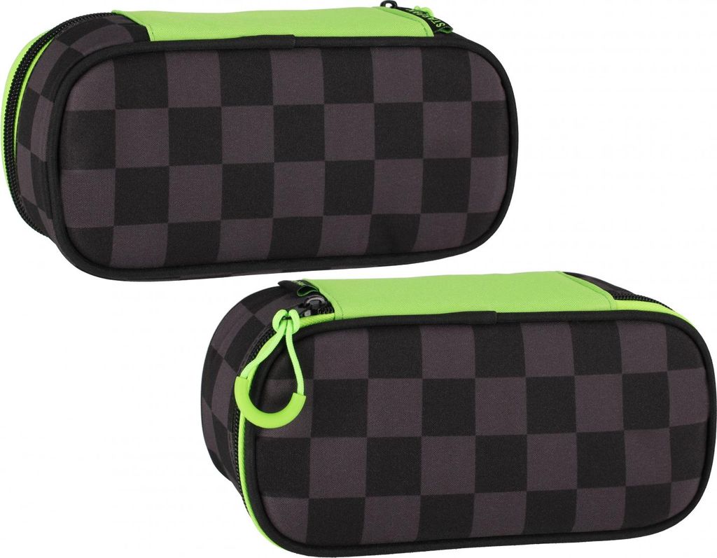 Starpak Schulfedermäppchen Versteiftes Tube Kariertes