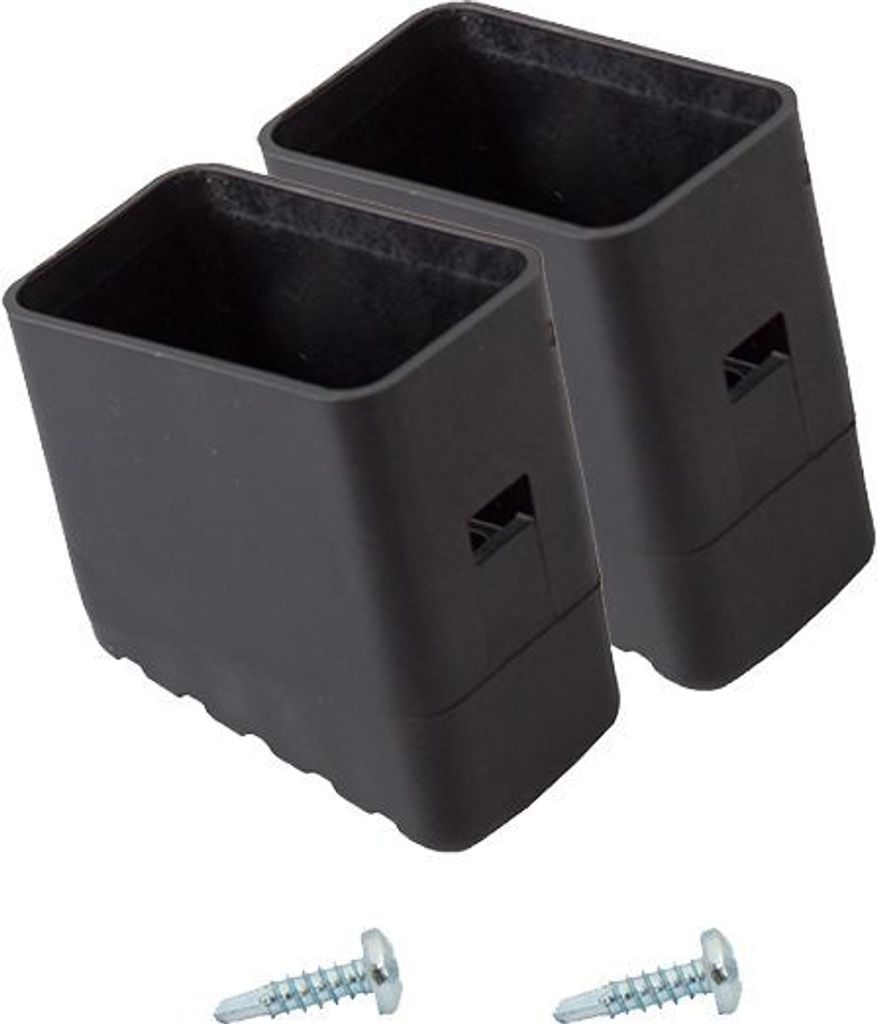 Krause® MONTO Fußkappe (Paar) schwarz 33x20 mm, für MONTO Produktbild 