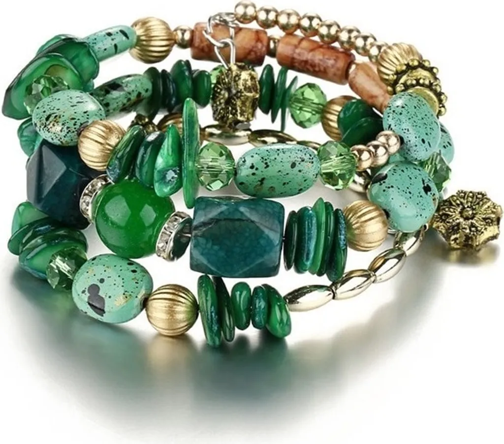 Bracciale Amazing Verde KP4422 - Eleganza Vintage e Stile Retrò Unico