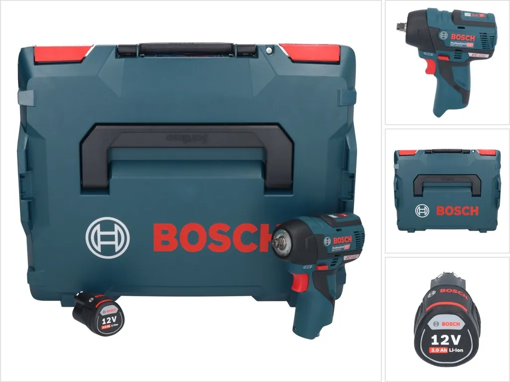 Boulonneuse à chocs compacte Bosch GDS 12V-115 pour travaux en hauteur