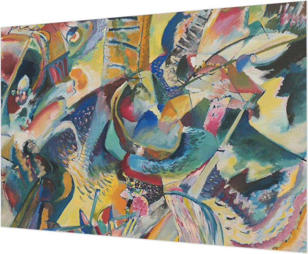 Wandtapete - Dekorative Tapete für Wohnzimmer - Tapetenfolie für Wanddekoration - 208x146 cm - Farbenfrohe abstrakte