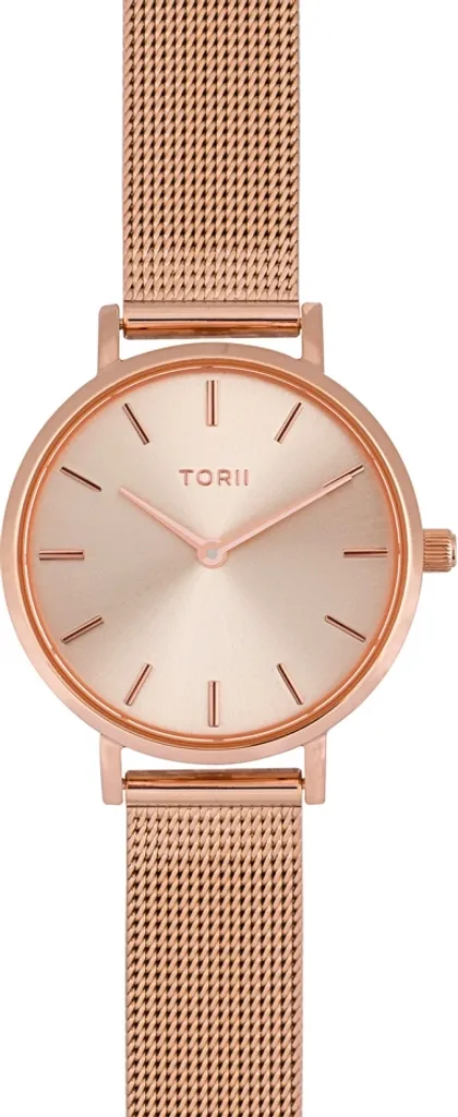 Montre TORII R28RS.RR Femme en Acier Or Rose Finition Haute Qualité