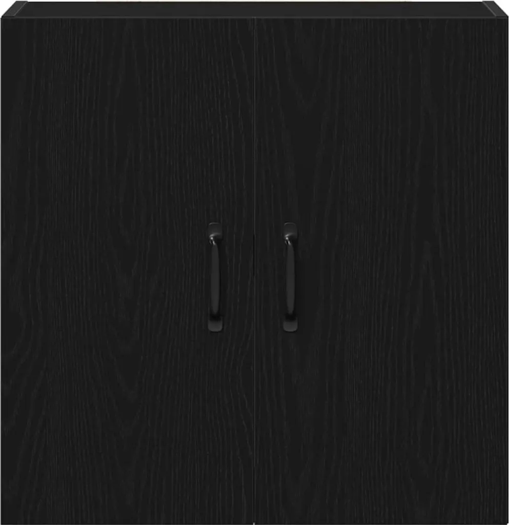 vidaXL Mobile a Parete 60x31x60 cm Rovere Nero | Struttura Rinforzata - 6
