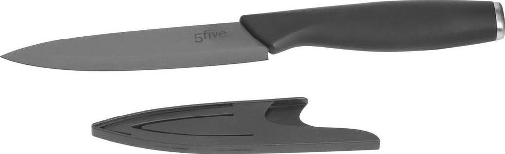 Keramik-utility-messer "absolu black" klinge 12,5cm - 5 five simply smart