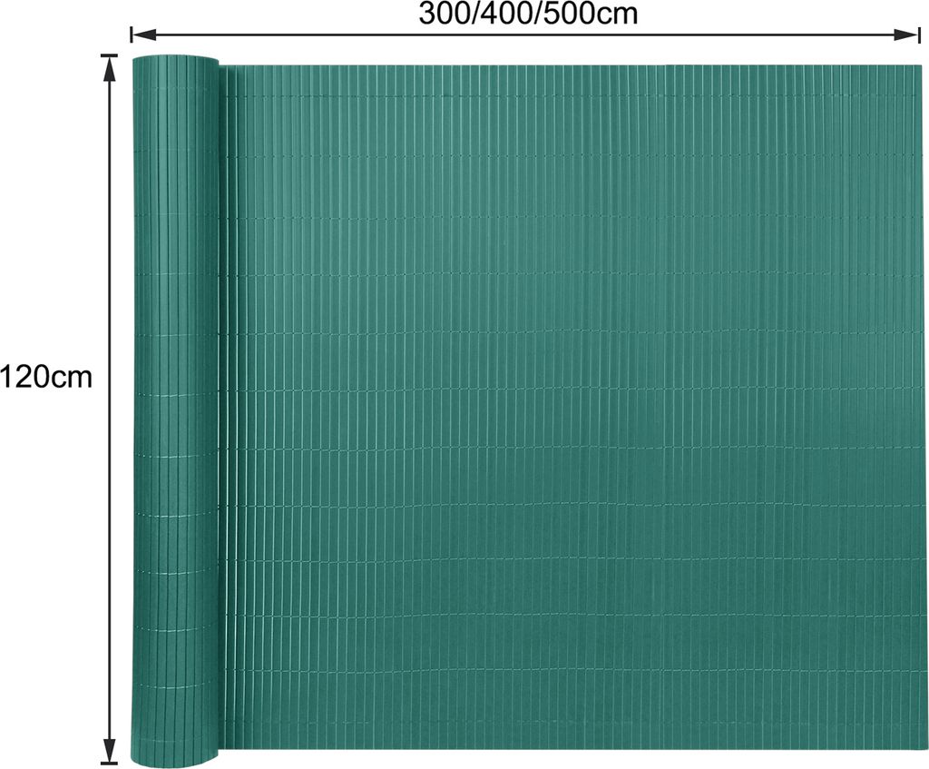XMTECH PVC Sichtschutzmatte Sichtschutzzaun Wetterfest Produktbild 2