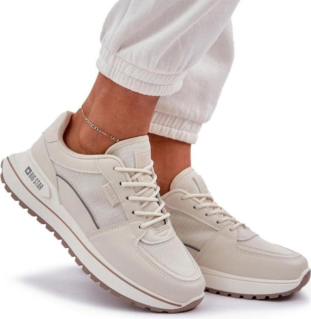 Damen Sneaker Big Star NN274A088 Hellbeige 41 Produktbild 