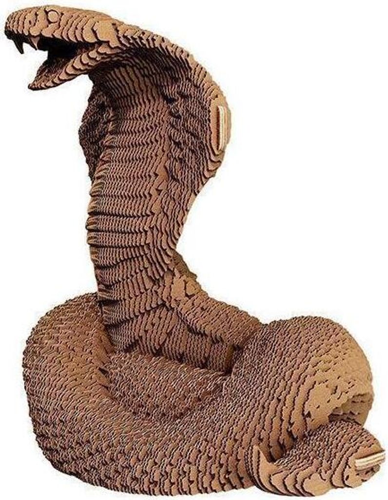 3D Puzzle Kobra – Kreatives Königskobra-Modell Produktbild 