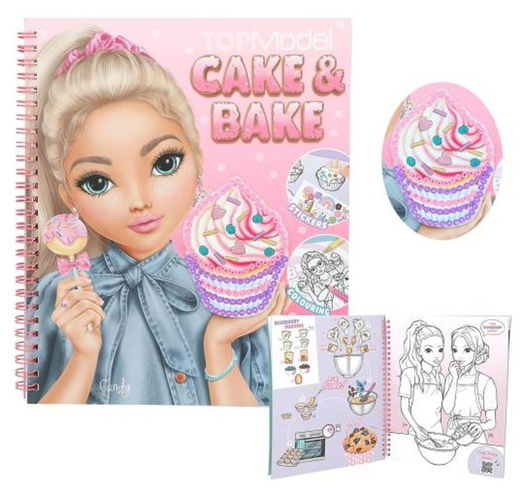 TOPModel CAKE & BAKE - Värityskirja Produktbild 