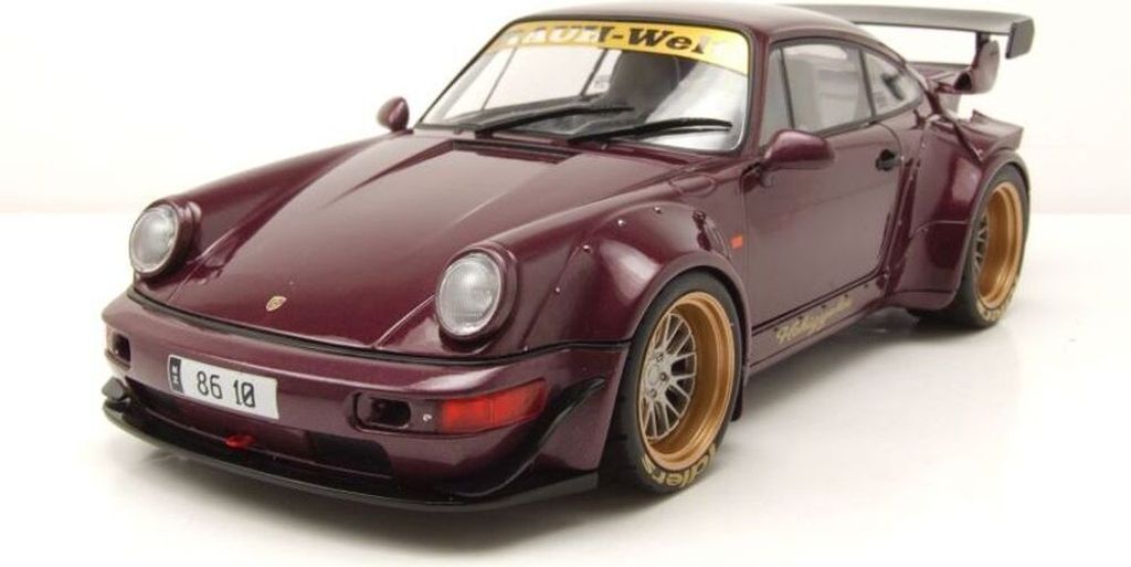 Porsche RWB 964 Body Kit Hekigyoku 2022 lila Modellauto Produktbild 