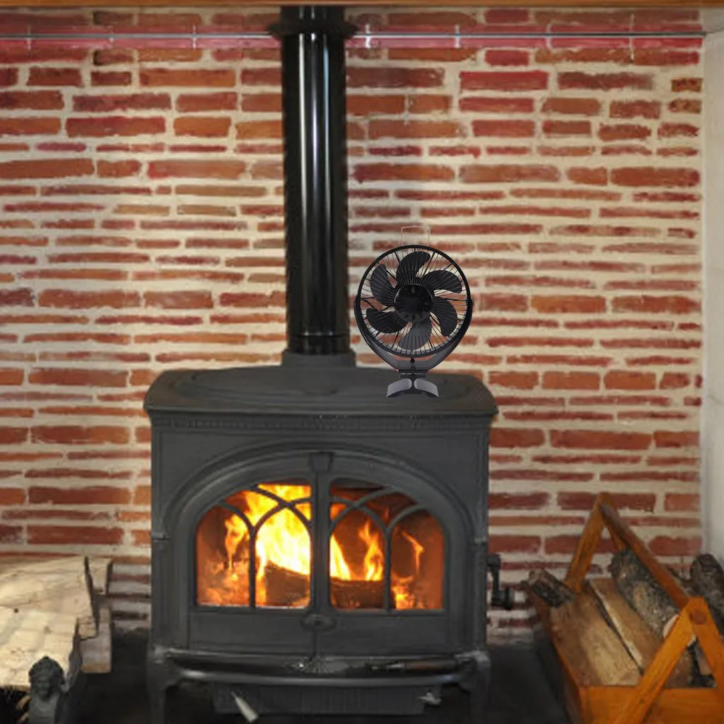 Ventilateur à bois pour diffuser la chaleur de cheminée efficacement - 3