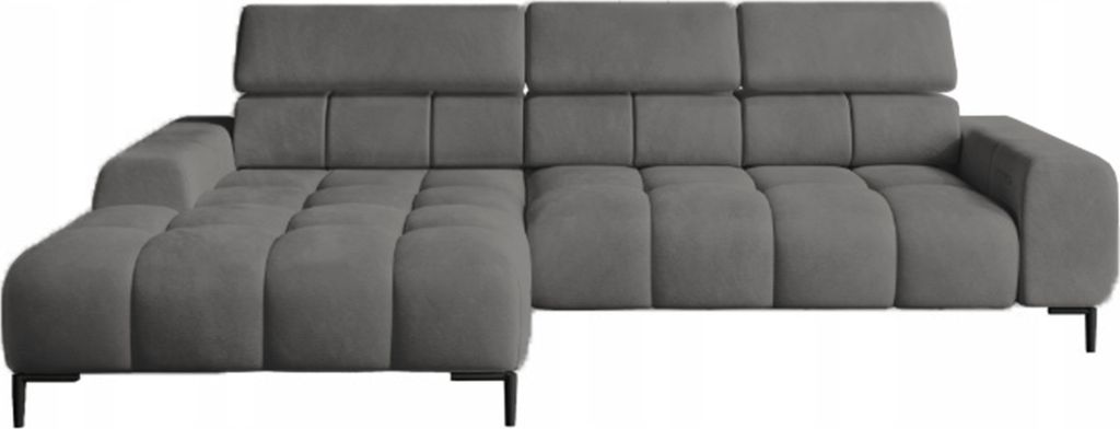 DomoHome Polster Eck-Couch L-Form Linke Seite | 177x270 cm | Ecksofa mit Schlaffunktion Schlafsofa Bettfunktion Kleine 3 Sitzplätze Verstellbare K...