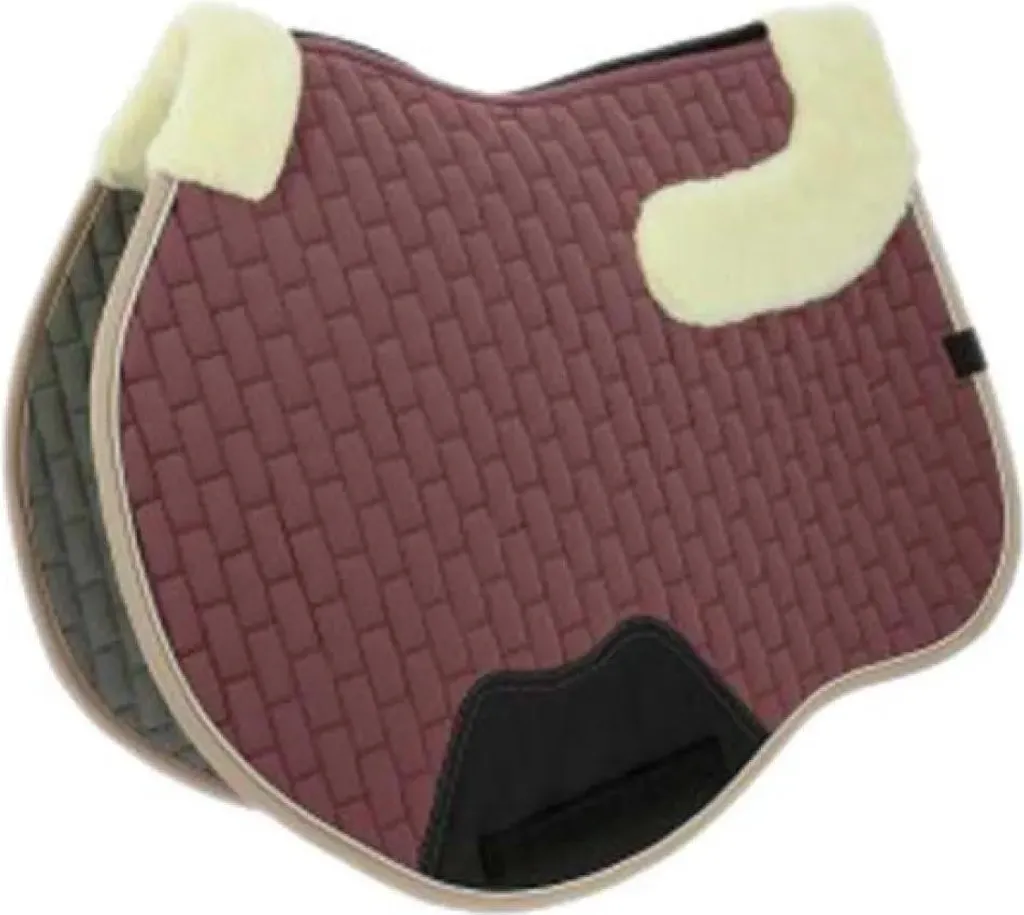Cuscinetto da sella Equithème Dinard, taglia:warmblood, colore:rosa
