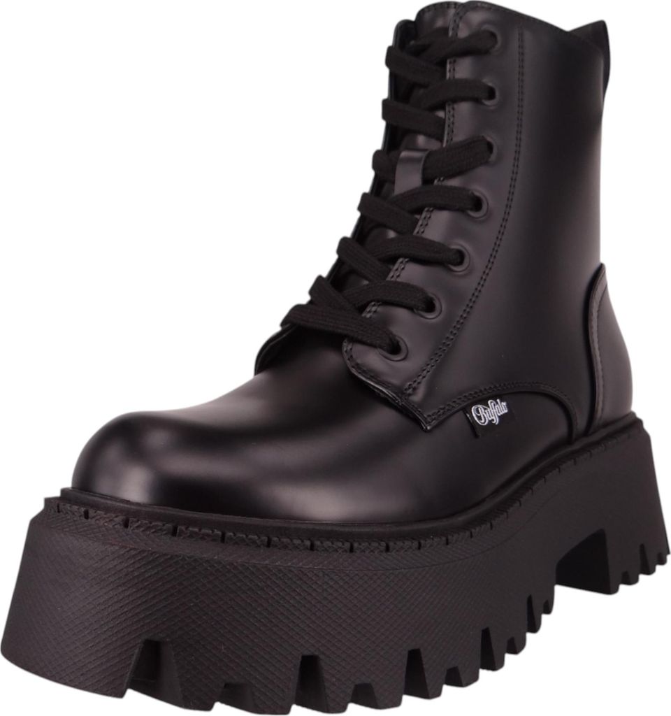 Buffalo Aspen Lace Up Schnürstiefel Schwarz in Gr. 39 Produktbild 