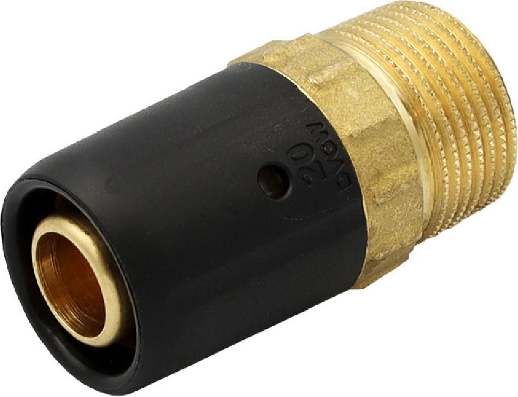 Pipetec Steckfitting Steck-Übergang mit Außengewinde 20x2 3/4"