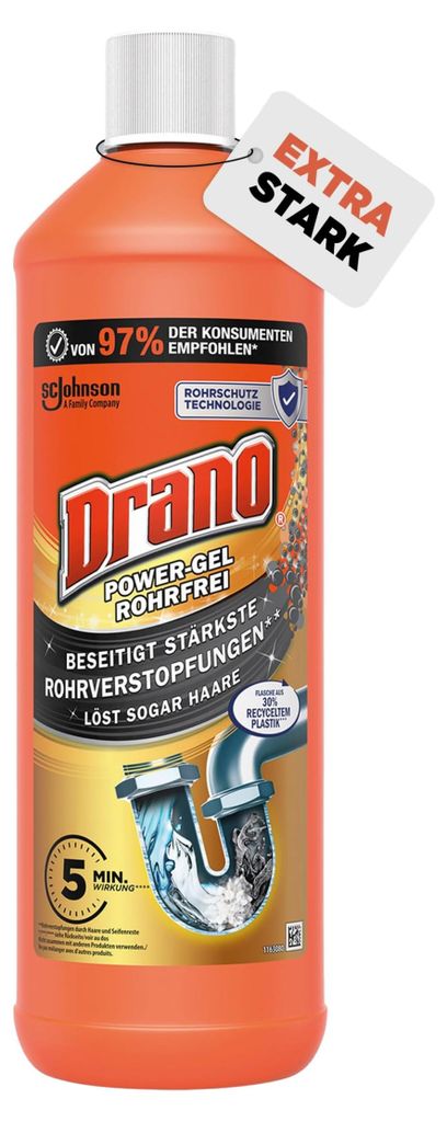 Drano Extra Stark, Abflussreiniger, Rohrreiniger für Küche Produktbild 