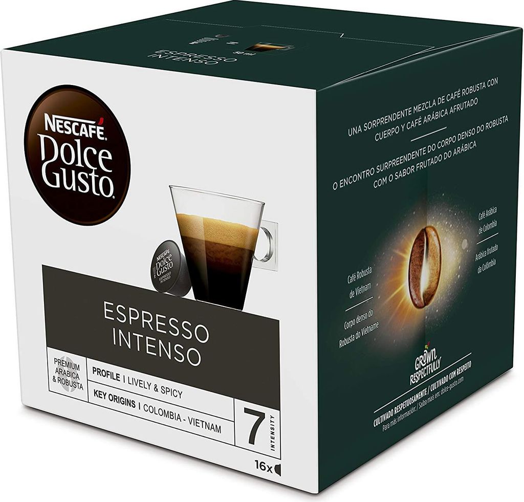 Nescafé Dolce Gusto Espresso Intenso | 16 Kaffeekapseln Produktbild 