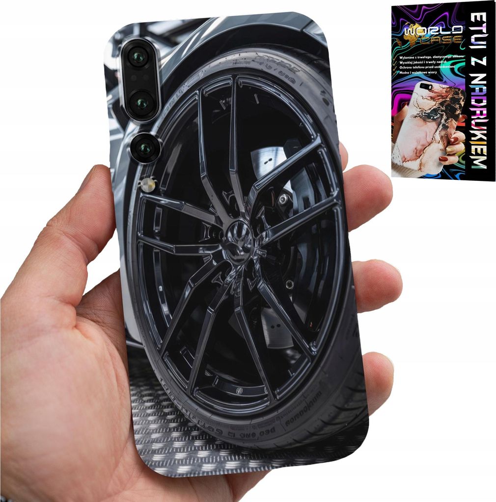 Fall Für Huawei P20 Plus - Felge Sportwagen Auto Fan + Folie