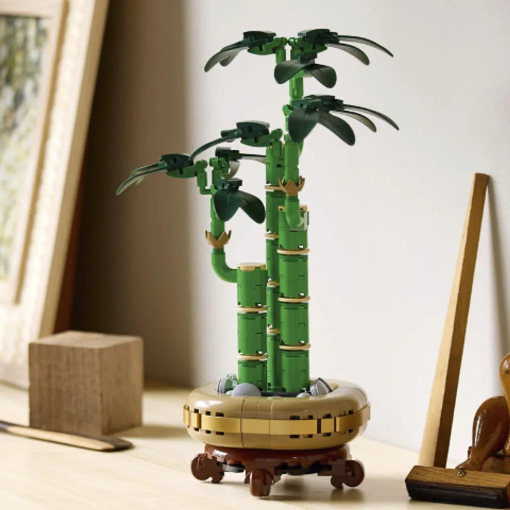 LEGO 10344 Botanicals Bambou de la Chance, Kit de Construction Déco Zen - 50