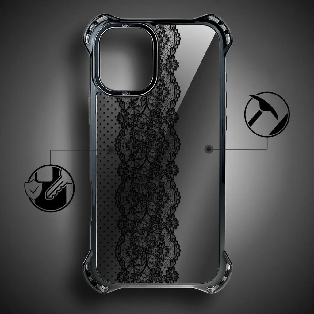 Coque MagSafe iPhone 16 Plus ultra résistante Ornamental Lace - 7