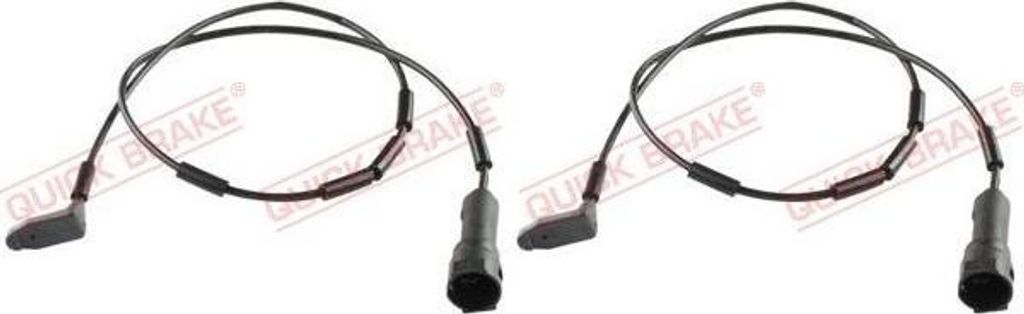 2x QUICK BRAKE WS 0119 A Warnkontakt Bremsbelagverschleiß 690mm Vorne für OPEL Corsa B Schrägheck (S93) Astra F CC (T92) Calibra A (C89) Corsa A CC