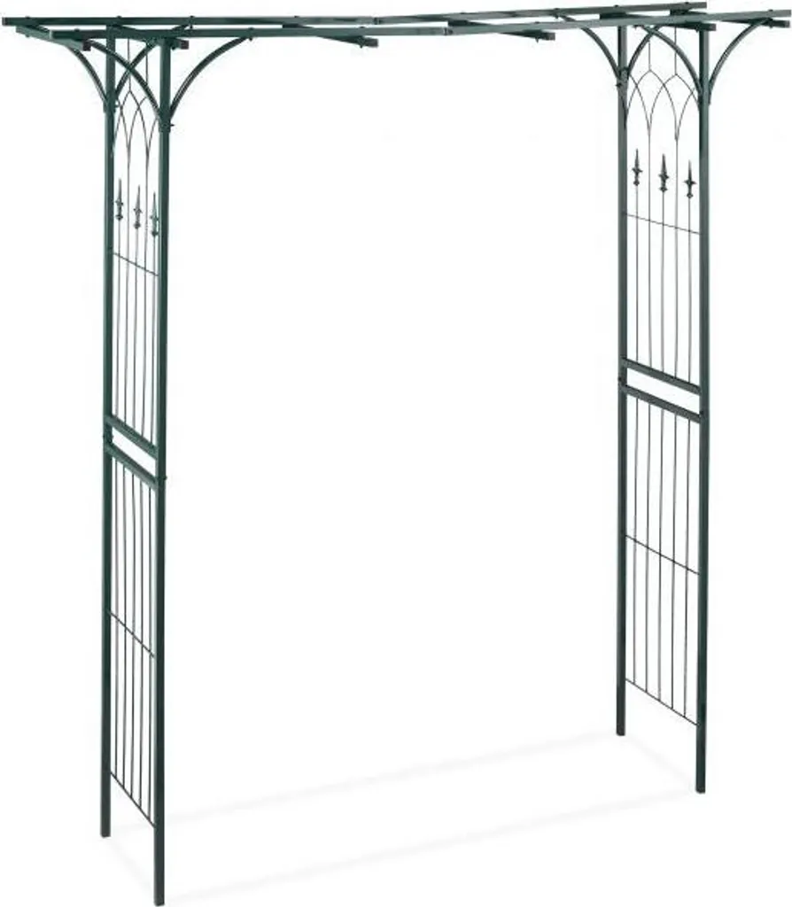 Arche de jardin en métal pour plantes grimpantes et rosiers 240x140cm