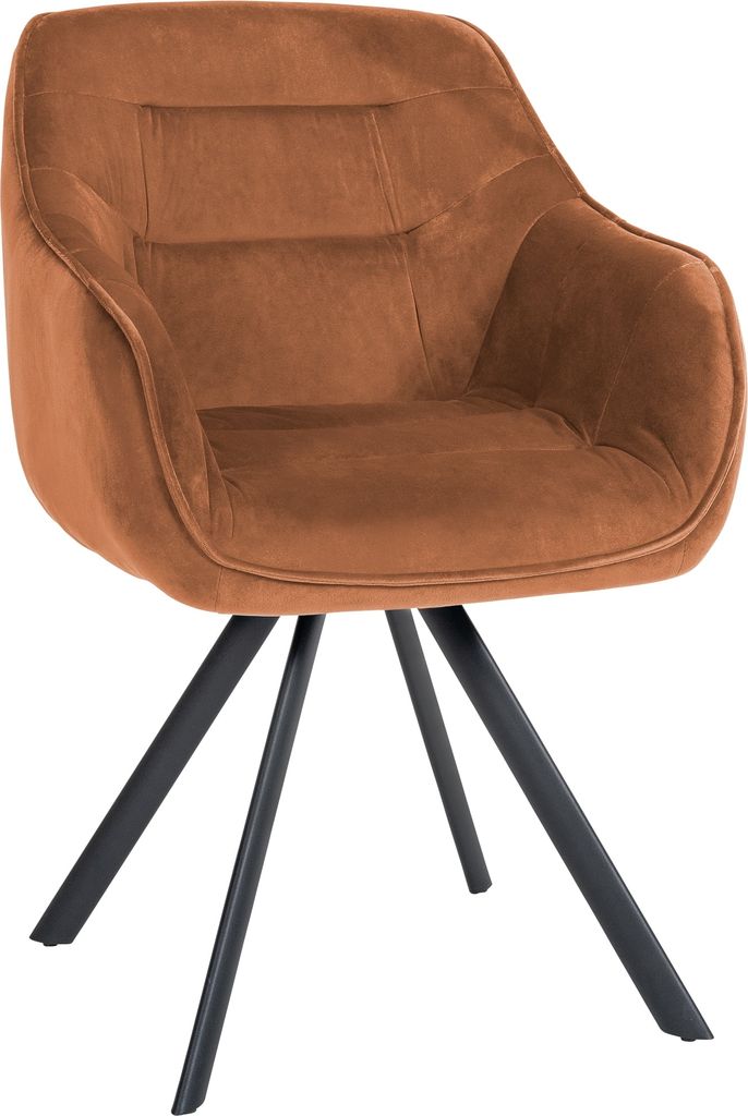 Stuhl HLO-CP140 Samt coffee
